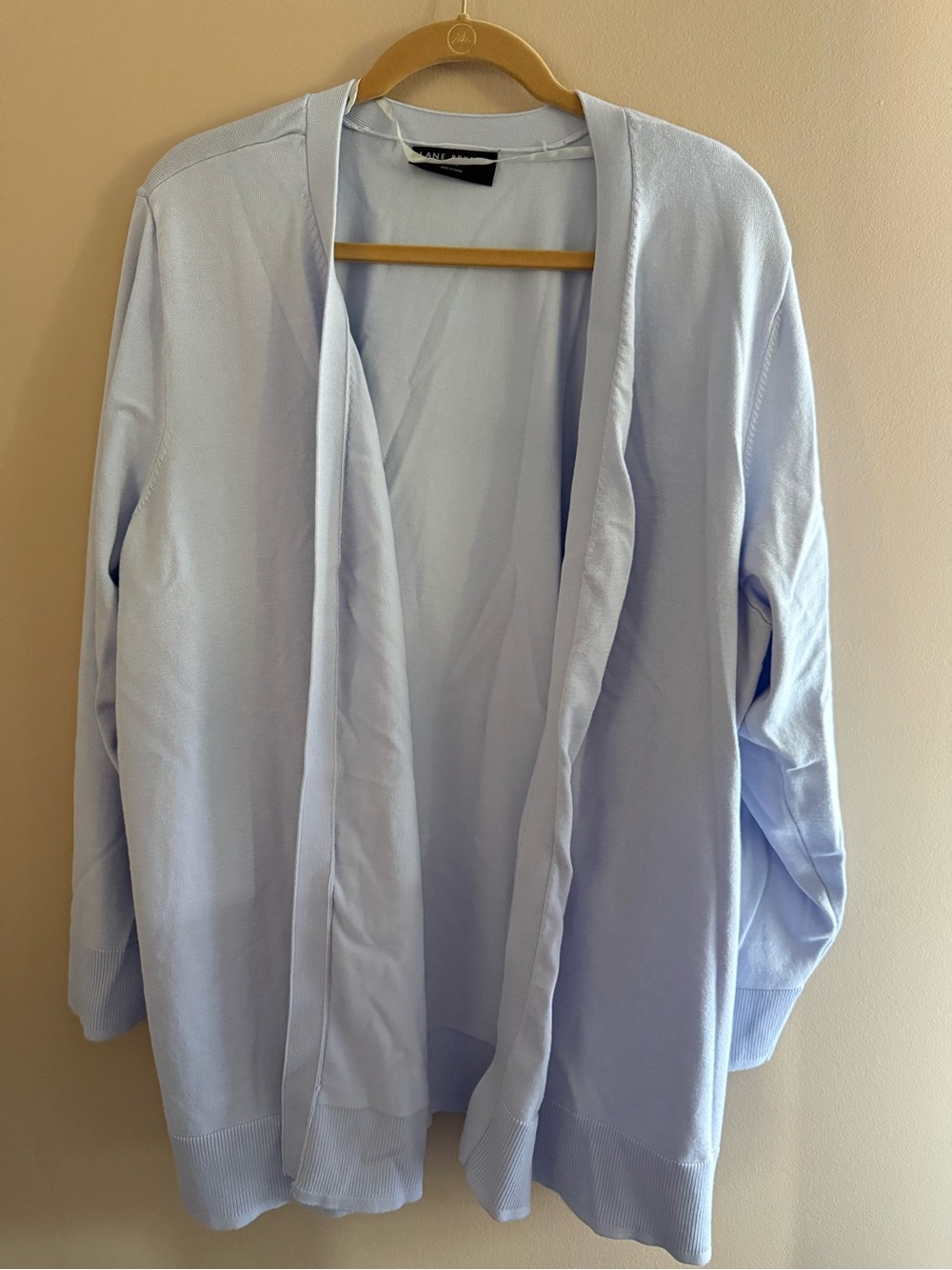Lane Bryant Light Blue Open-Front Women's Cardigan